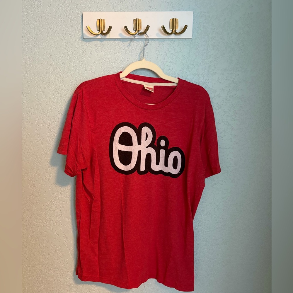 HOMAGE Red Graphic Ohio Tee